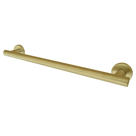 Kingston Brass GBS1424CS7 24-Inch x 1-1/4 Inch O.D Grab Bar, Brushed Brass GBS1424CS7